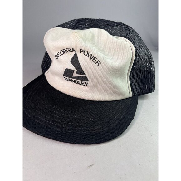 Georgia Power Wansley Plant Mesh Snap Back Foam Trucker Hat Cap Vintage - Picture 1 of 6
